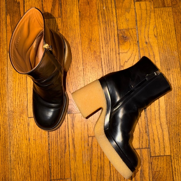 Chloe Kurtys Leather Ankle Boot